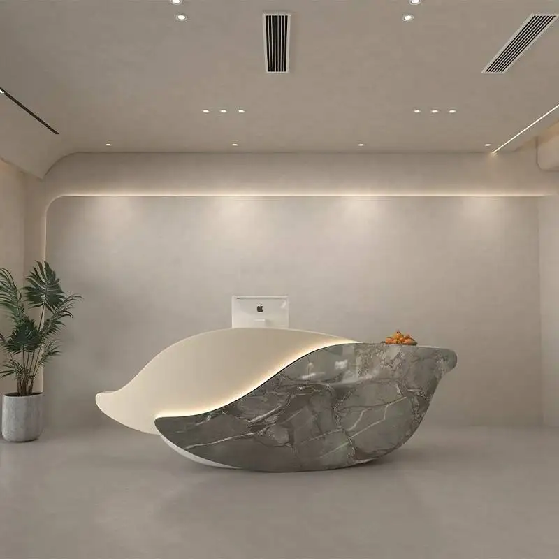 Storage Aesthetics Reception Desks Modern Design Hotel Classic Reception Counter Drawer Luxury Mostrador Recepcion Furniture
Storage Aesthetics Reception Desks Modern Design Hotel Classic Reception Counter Drawer Luxury Mostrador Recepcion Furniture