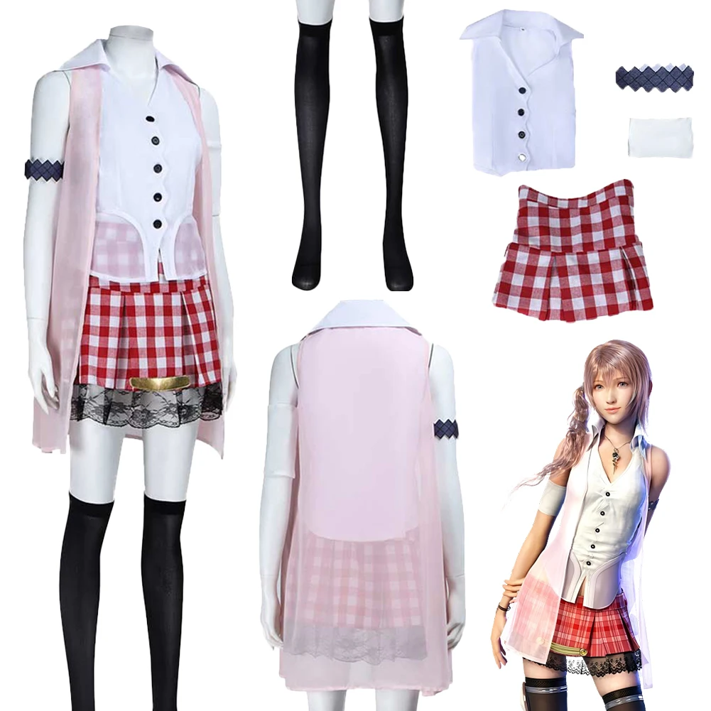 Fantasia FF13 Serah Farron Одежда для косплея Аниме Игра Фэнтези Final XIII Disfraz Костюм Женская карнавальная одежда на Хэллоуин
Fantasia FF13 Serah Farron Одежда для косплея Аниме Игра Фэнтези Final XIII Disfraz Костюм Женская карнавальная одежда на Хэллоуин