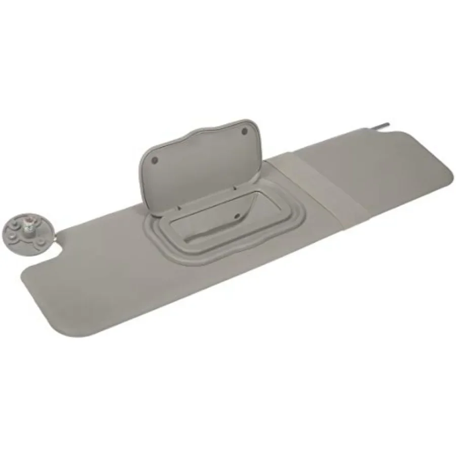 Driver Side Sun Visor for International Vehicles, ABS Plastic, Gray, Foldable with Slide-On Mount
Driver Side Sun Visor for International Vehicles, ABS Plastic, Gray, Foldable with Slide-On Mount