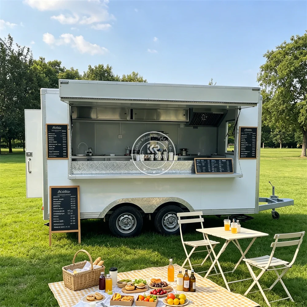 Luxury Food Trailer Mobile Ice Cream Trailer Coffee Shop Van Mobile Coffee Truck Street Food Truck with Stainless Steel Kitchen
Luxury Food Trailer Mobile Ice Cream Trailer Coffee Shop Van Mobile Coffee Truck Street Food Truck with Stainless Steel Kitchen