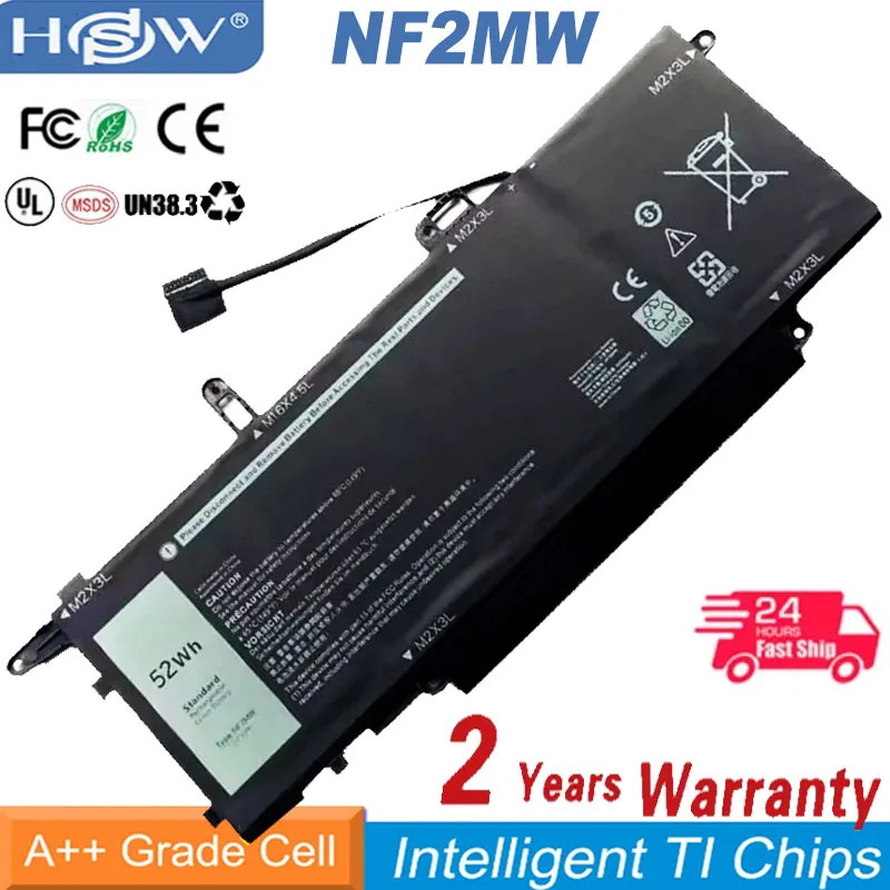 NEW 52Wh NF2MW Laptop Battery For Dell Latitude 7400 2-in-1 Latitude 9410 0G8F6M E7270,E7260 0C76H7 9410 P110G
NEW 52Wh NF2MW Laptop Battery For Dell Latitude 7400 2-in-1 Latitude 9410 0G8F6M E7270,E7260 0C76H7 9410 P110G
