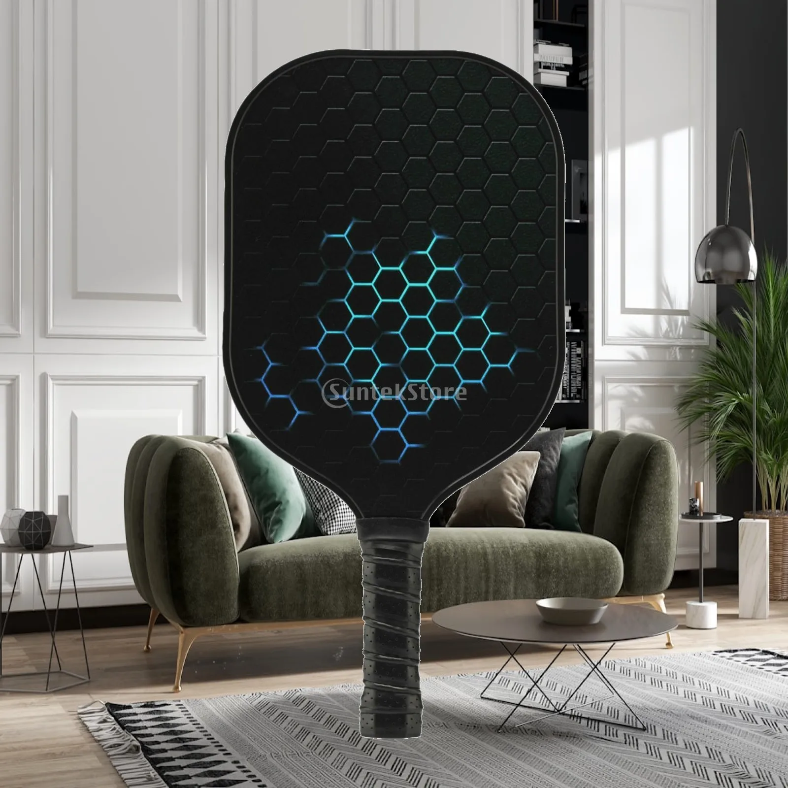 Pickleball Ball Paddle Nonslip Grip Wide Surface Fiberglass Racquet for Intermediate Advanced Players Indoor Outdoor
Pickleball Ball Paddle Nonslip Grip Wide Surface Fiberglass Racquet for Intermediate Advanced Players Indoor Outdoor