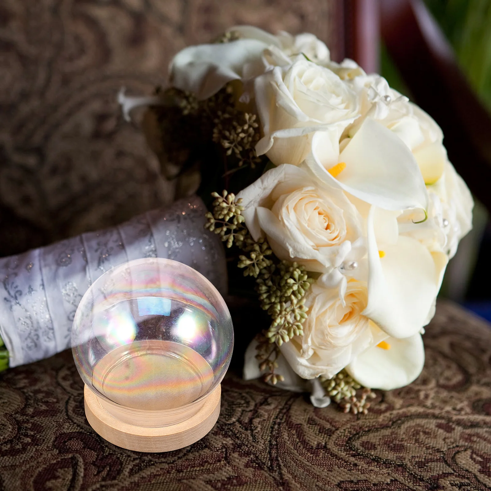 Glass Dome With Wood Base For Diy Crafts Preserved Flower Cover Decor Transparent Display Cloche Micro Landscape Home
Glass Dome With Wood Base For Diy Crafts Preserved Flower Cover Decor Transparent Display Cloche Micro Landscape Home