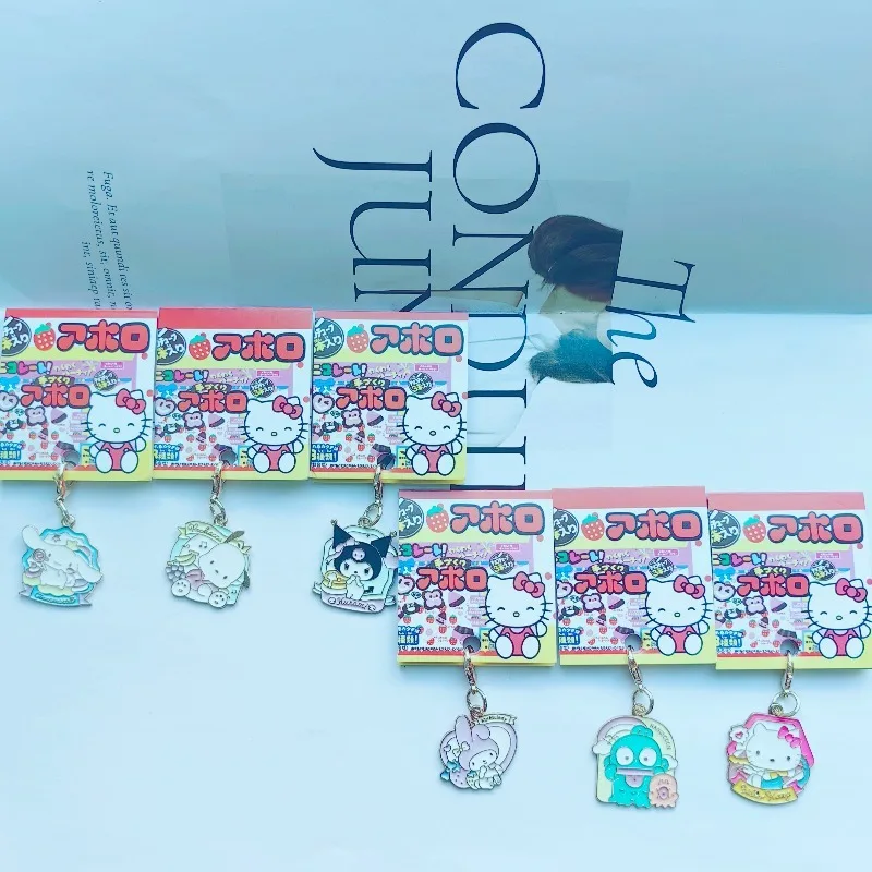 Sanrio Kuromi Exquisite Metal Keychain Hello Kitty Anime Dolls Kawaii Zipper Backpack Decoration Model Children's Birthday Gifts
Sanrio Kuromi Exquisite Metal Keychain Hello Kitty Anime Dolls Kawaii Zipper Backpack Decoration Model Children's Birthday Gifts