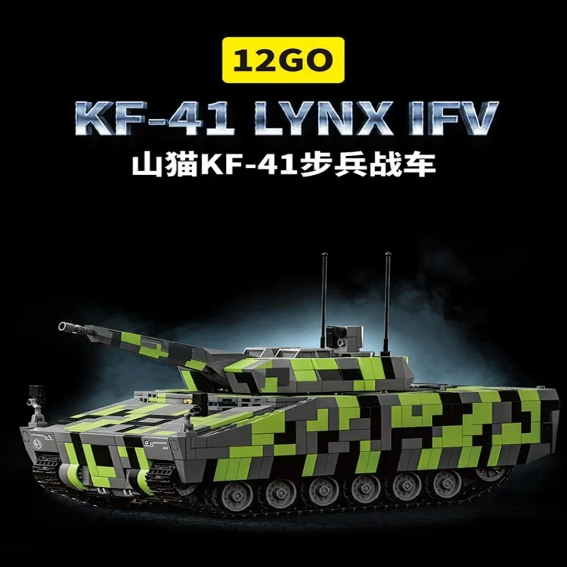 96011 KF41 Infantry Fighting Vehicle Building Blocks Model Tank Bricks Toys Collection level building block series Birthday Gift
96011 KF41 Infantry Fighting Vehicle Building Blocks Model Tank Bricks Toys Collection level building block series Birthday Gift