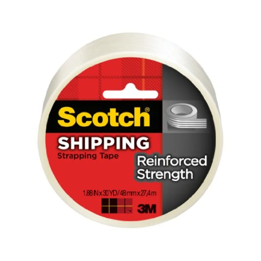 Scotch Reinforced Strength Shipping Strapping Tape 1.88-Inch x 30-Yards 6-Pack 8950-30
Scotch Reinforced Strength Shipping Strapping Tape 1.88-Inch x 30-Yards 6-Pack 8950-30