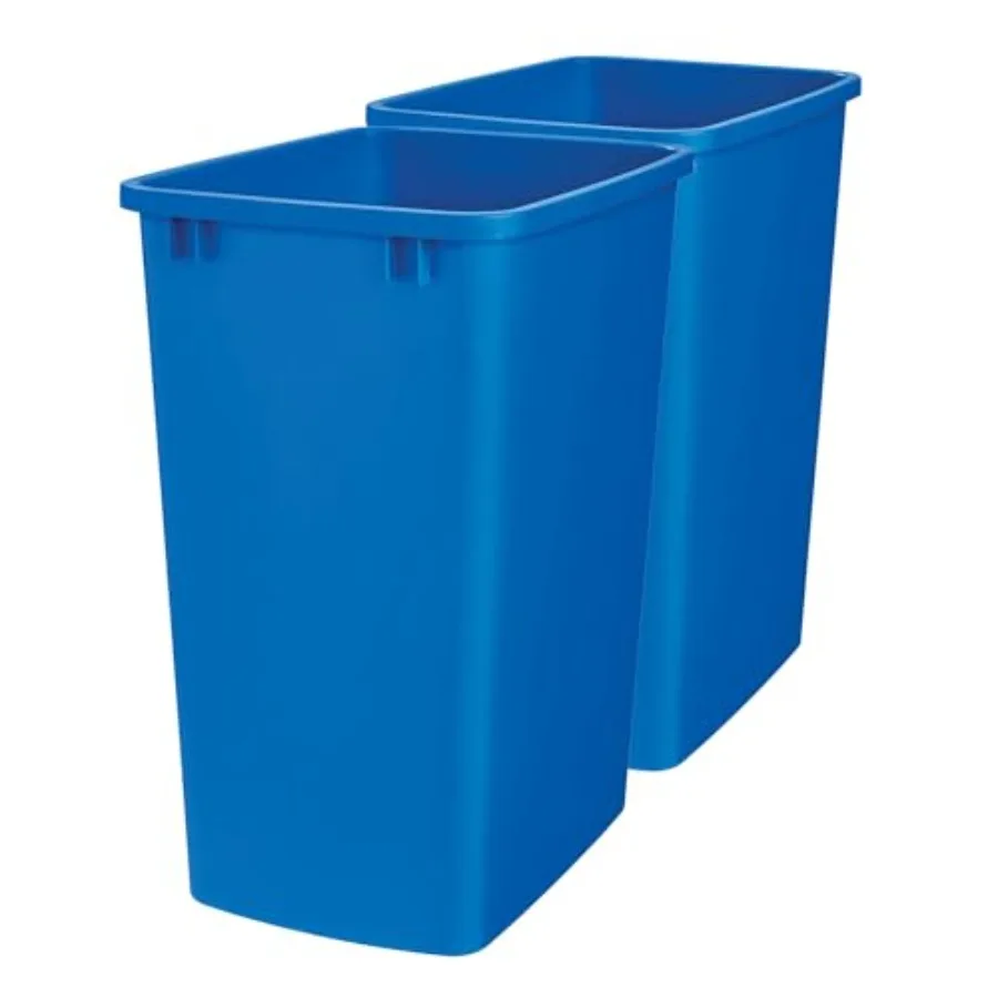 35 Quart Polymer Replacement Trash Bin, Recycle Waste Garbage Container for Kitchen Cabinet Pullouts,,RV-35-22-2 - Large Plasti
35 Quart Polymer Replacement Trash Bin, Recycle Waste Garbage Container for Kitchen Cabinet Pullouts,,RV-35-22-2 - Large Plasti