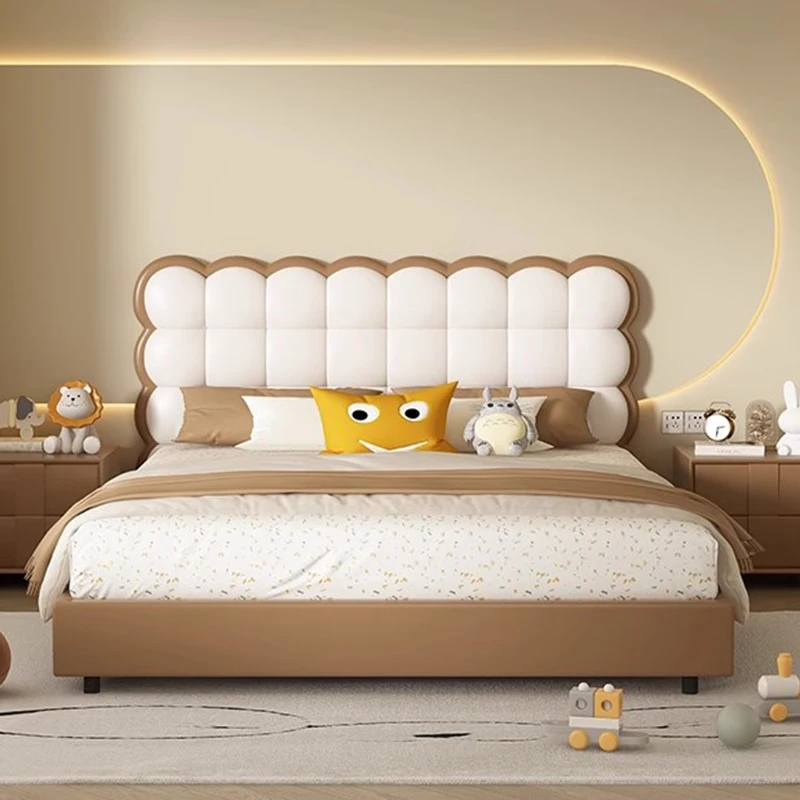 European Simple Puff Double Bed White Children Modern Room White Double Bed Wood Frame Camas De Dormitorio Bedroom Furniture
European Simple Puff Double Bed White Children Modern Room White Double Bed Wood Frame Camas De Dormitorio Bedroom Furniture