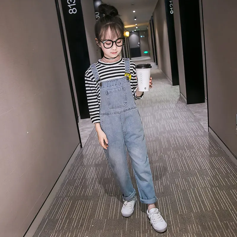Spring Autumn Kids Girl Jeans Overalls For Teens Denim Rompers Child Denim Jumpsuits Children Jeans Pants for Girls Overalls
Spring Autumn Kids Girl Jeans Overalls For Teens Denim Rompers Child Denim Jumpsuits Children Jeans Pants for Girls Overalls