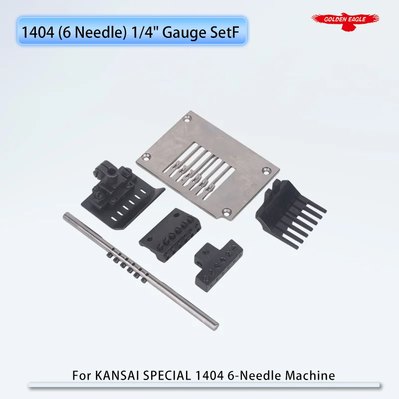 1404 6N 1/4'' (6.4mm) Gauge Set For KANSAI SPECIAL Multi-Needle Sewing Machine Fit Six Needle
1404 6N 1/4'' (6.4mm) Gauge Set For KANSAI SPECIAL Multi-Needle Sewing Machine Fit Six Needle