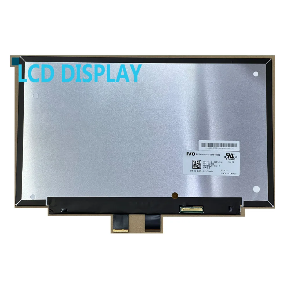 14.0 inch R140NVF7 R3 1.2 1.3 IPS FHD 1920*1080 EDP 40Pins laptop LCD Display Touch screen Replacement
14.0 inch R140NVF7 R3 1.2 1.3 IPS FHD 1920*1080 EDP 40Pins laptop LCD Display Touch screen Replacement