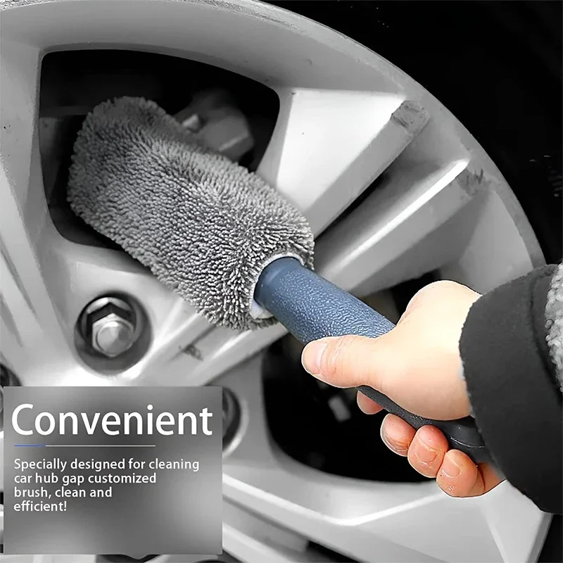 Car Wheel Wash Brush Portable Microfiber Tire Rim with Plastic Handle Auto Trunk Motorcycle Accessories Tool Detailing Cleaning
Car Wheel Wash Brush Portable Microfiber Tire Rim with Plastic Handle Auto Trunk Motorcycle Accessories Tool Detailing Cleaning