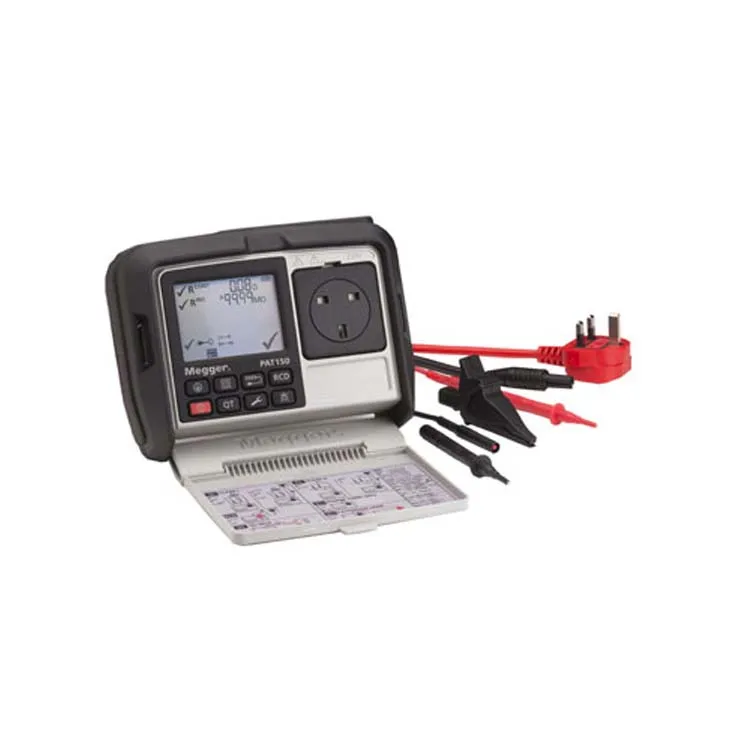 Megger PAT150 Advanced battery powered Portable Appliance Tester mains powered and battery powered testing
Megger PAT150 Advanced battery powered Portable Appliance Tester mains powered and battery powered testing