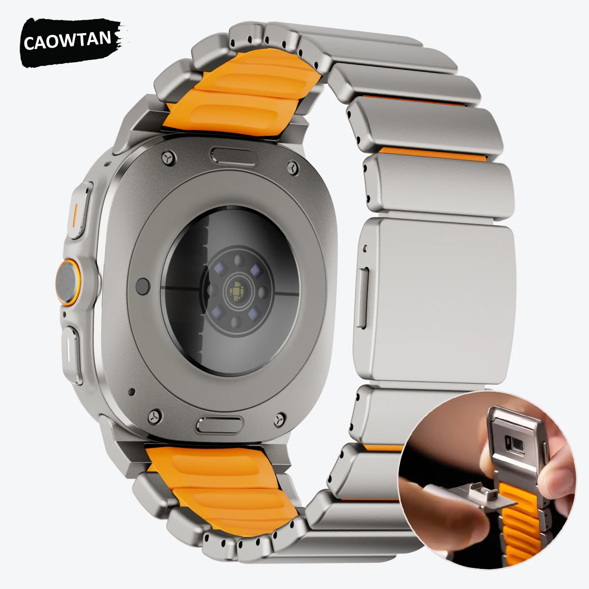 Ремешок из нержавеющей стали с силиконовыми вставками для Samsung Galaxy Watch Ultra 2025 47 мм, роскошный металлический магнитный браслет для Watch Ultra 47 мм
Ремешок из нержавеющей стали с силиконовыми вставками для Samsung Galaxy Watch Ultra 2025 47 мм, роскошный металлический магнитный браслет для Watch Ultra 47 мм
