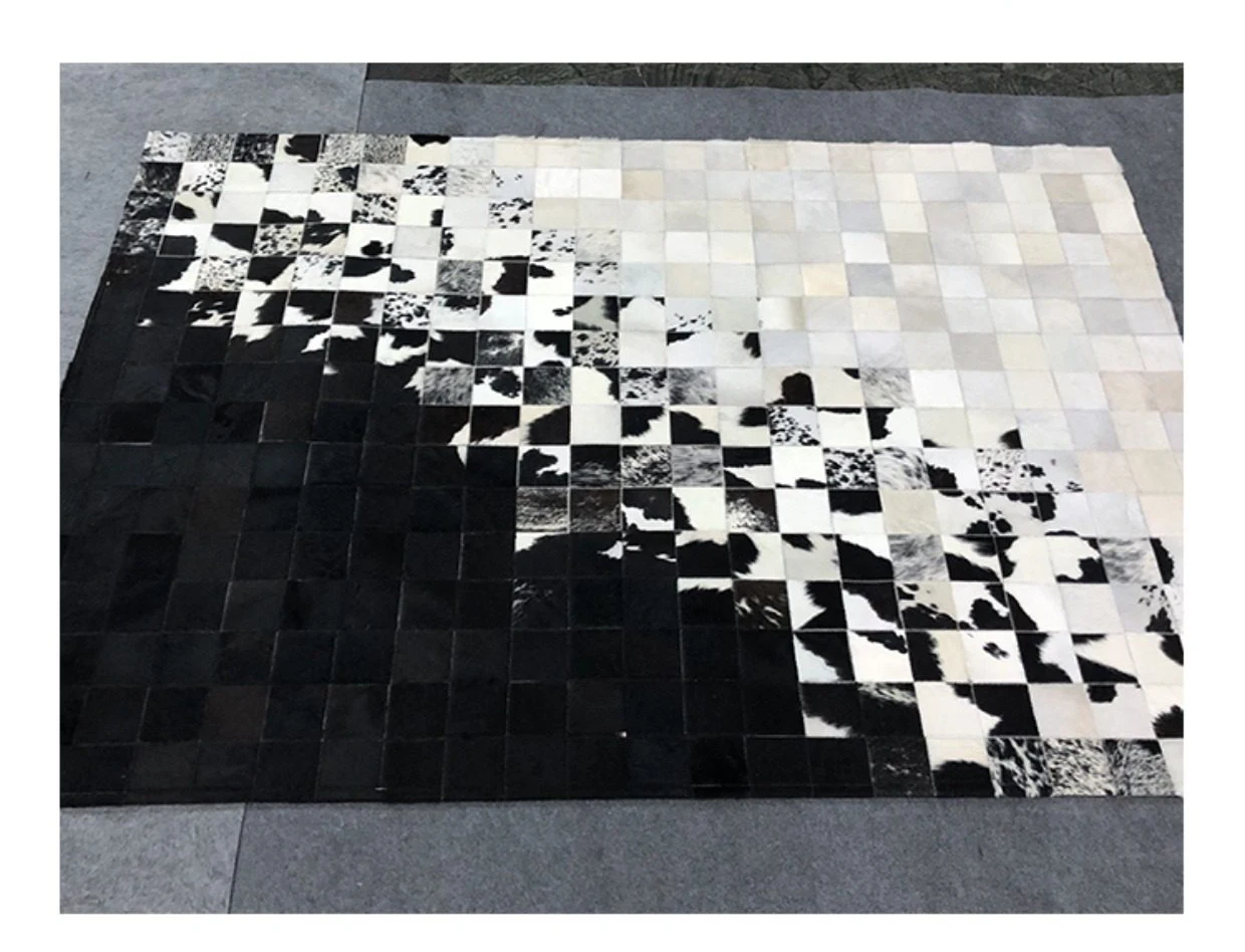 Современный лоскутный ковер из натуральной коровьей кожи, черно-белый клетчатый ковер для гостиной, любой размер, скандинавский диван, журнальный столик, прикроватный столик
Современный лоскутный ковер из натуральной коровьей кожи, черно-белый клетчатый ковер для гостиной, любой размер, скандинавский диван, журнальный столик, прикроватный столик