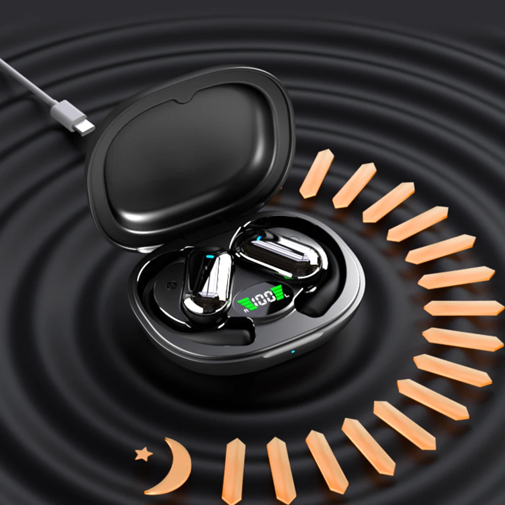 BT 5.3 Open Ear Headphones Noise Cancelling Wireless Earbuds Long-Lasting Real-Time Translation Earphone for Travel and Business
BT 5.3 Open Ear Headphones Noise Cancelling Wireless Earbuds Long-Lasting Real-Time Translation Earphone for Travel and Business