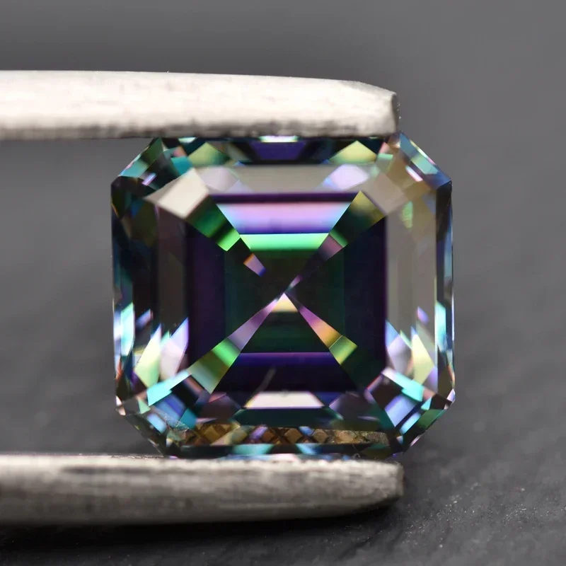 NEW Moissanite Stone Asscher Cut Multiple Colors Available Beads For Charms Jewelry DIY Ring Necklace Earrings Materials Certifi
NEW Moissanite Stone Asscher Cut Multiple Colors Available Beads For Charms Jewelry DIY Ring Necklace Earrings Materials Certifi