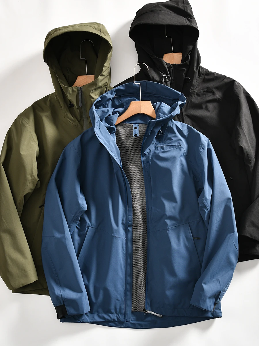 High-End New Arrival Men's Outdoor Casual Hooded Jacket Waterproof Windproof Polyester Fiber Standard Fit Spring Autumn Wear
High-End New Arrival Men's Outdoor Casual Hooded Jacket Waterproof Windproof Polyester Fiber Standard Fit Spring Autumn Wear