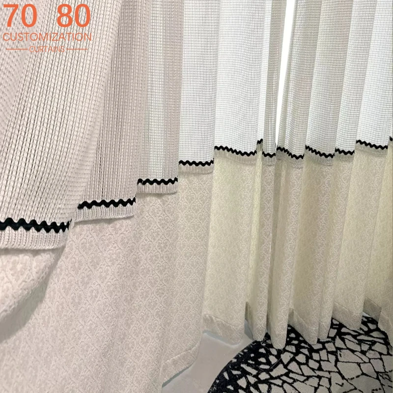 French Milk Tea Jacquard Chenille Thickened Curtains for Living Room Bedroom French Window Balcony Customized Partition Curtain
French Milk Tea Jacquard Chenille Thickened Curtains for Living Room Bedroom French Window Balcony Customized Partition Curtain