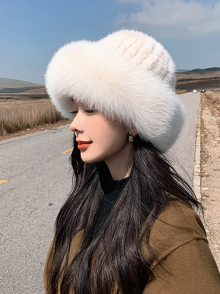 2023 New Genuine Real Natural Knitted Mink Fur Hat Cap Luxury Women Handmade Knit Fashion Winter Headwear Warm Real Fox Fur Bomb
2023 New Genuine Real Natural Knitted Mink Fur Hat Cap Luxury Women Handmade Knit Fashion Winter Headwear Warm Real Fox Fur Bomb