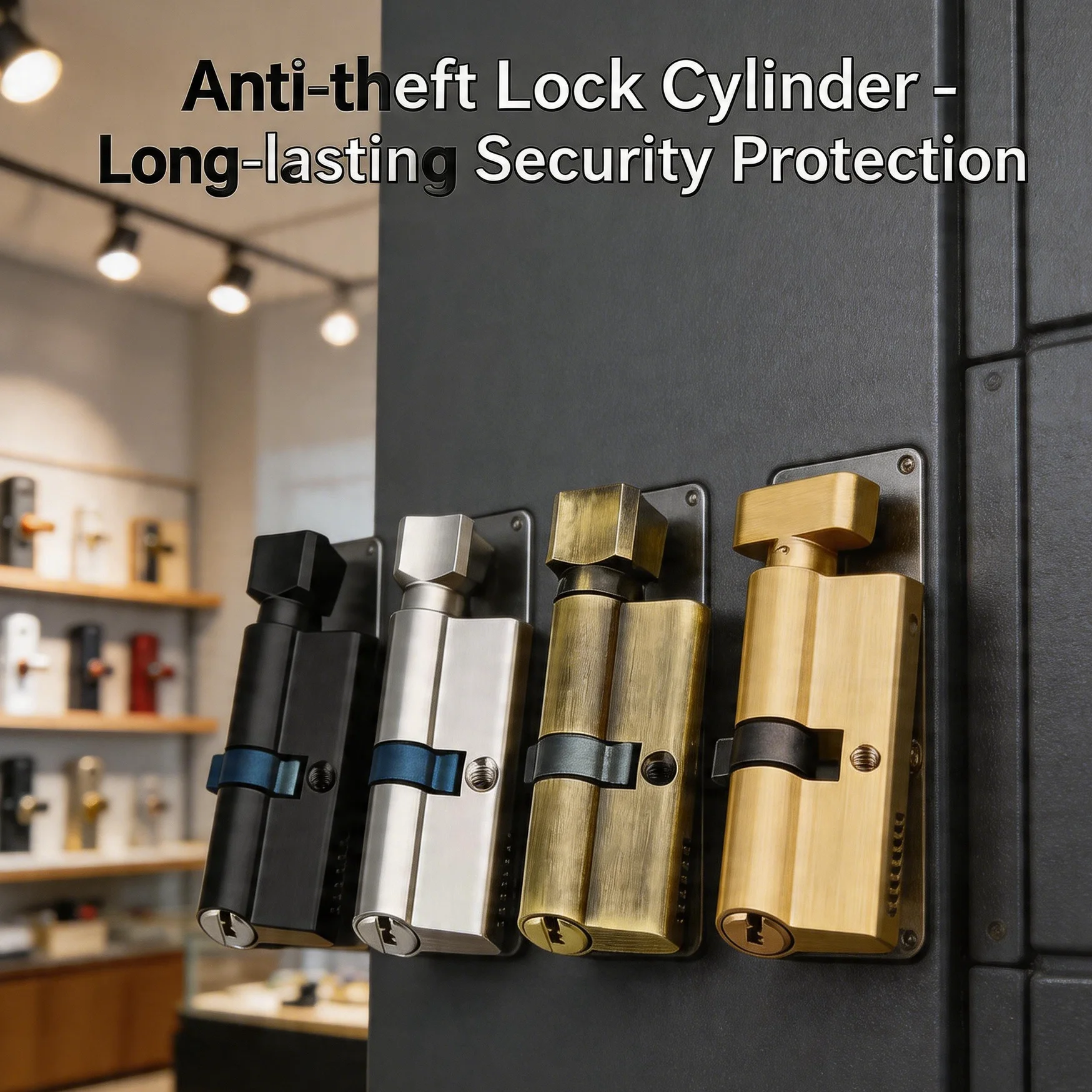 Door Lock Cylinder Aluminum Thumb Turn Cylinder Door Lock UPVC Anti Pick 35/35 With 3 Keys
Door Lock Cylinder Aluminum Thumb Turn Cylinder Door Lock UPVC Anti Pick 35/35 With 3 Keys