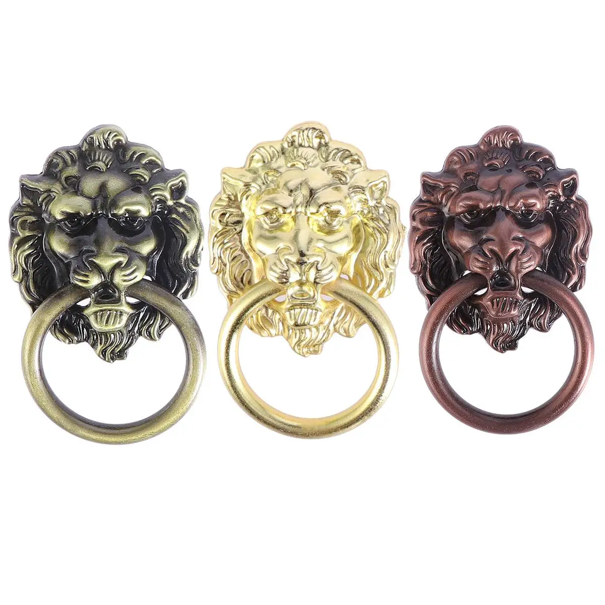 6 Pcs Lion Head Handle Kitchen Cupboard Accessories Door Knobs Cabinet Single Hole Pull
6 Pcs Lion Head Handle Kitchen Cupboard Accessories Door Knobs Cabinet Single Hole Pull