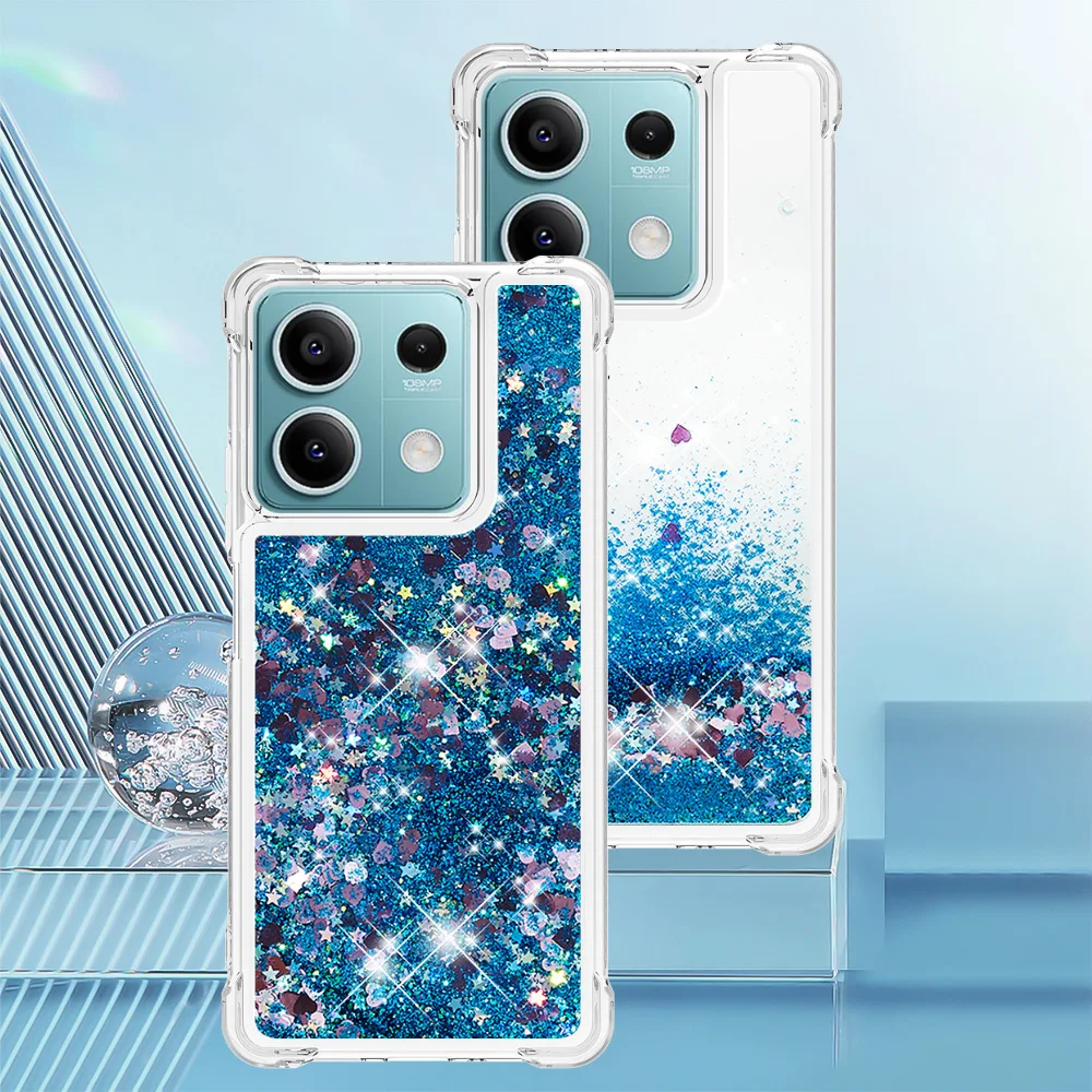 Pop Bling Glitter Liquid Quicksand Phone Case For Xiaomi 14T 13T 5G,Redmi Note 13 Pro 4G,Poco X6 M6 C65 Anti Fall Cute Clear Cov
Pop Bling Glitter Liquid Quicksand Phone Case For Xiaomi 14T 13T 5G,Redmi Note 13 Pro 4G,Poco X6 M6 C65 Anti Fall Cute Clear Cov