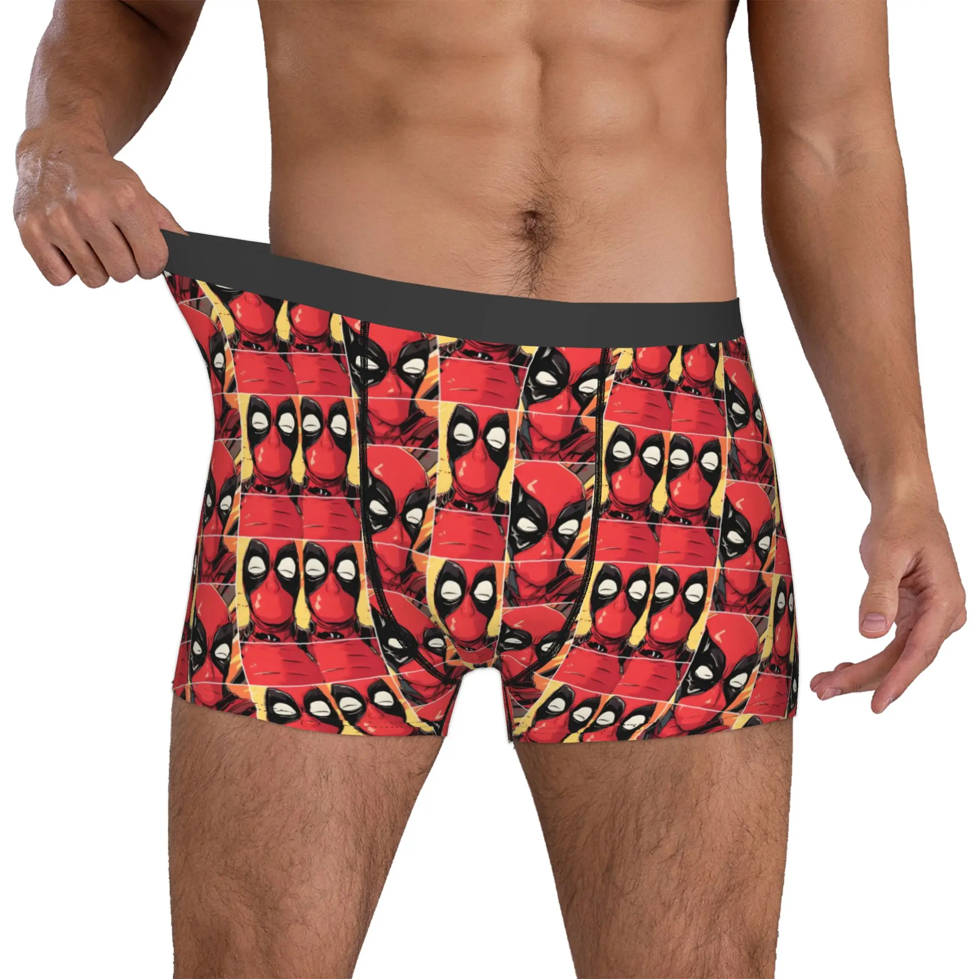 Custom Fashion D-Deadpools Boxers Shorts Panties Men's Underpants Stretch Superhuman Briefs Underwear
Custom Fashion D-Deadpools Boxers Shorts Panties Men's Underpants Stretch Superhuman Briefs Underwear