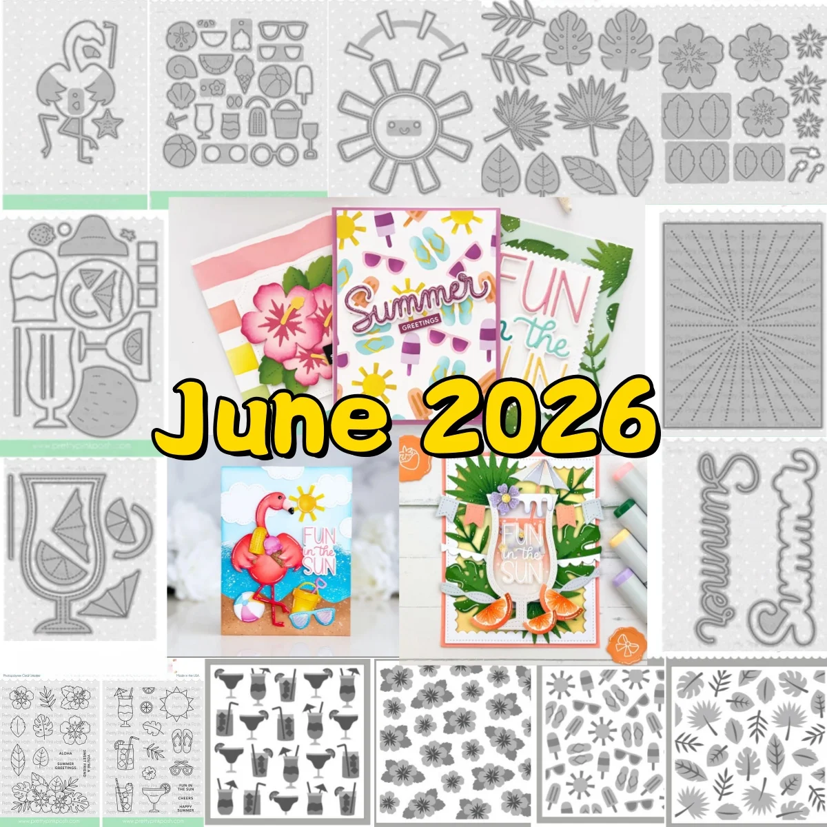 Summer Drinks 2026 Sun Flamingo Flower Metal Cutting Dies Clear Stamp Stencil for DIY Making Card Scrapbook Embossed Decoration
Summer Drinks 2026 Sun Flamingo Flower Metal Cutting Dies Clear Stamp Stencil for DIY Making Card Scrapbook Embossed Decoration