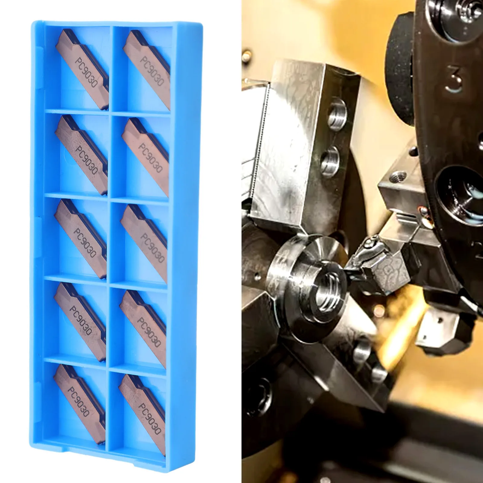MGMN300-M PC9030 Insert CNC Lathe Tool Carbide Insert Cut-off Tool Cutting Tools For Grooving For MGEHR/MGIVR New
MGMN300-M PC9030 Insert CNC Lathe Tool Carbide Insert Cut-off Tool Cutting Tools For Grooving For MGEHR/MGIVR New