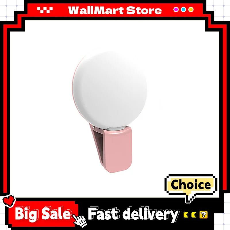 RK17 Portable Mini Selfie Ring Light LED Flash Phone Lens Light USB Rechargeable Clip Mobile Phone Fill Lamp Women Selfie Lights
RK17 Portable Mini Selfie Ring Light LED Flash Phone Lens Light USB Rechargeable Clip Mobile Phone Fill Lamp Women Selfie Lights