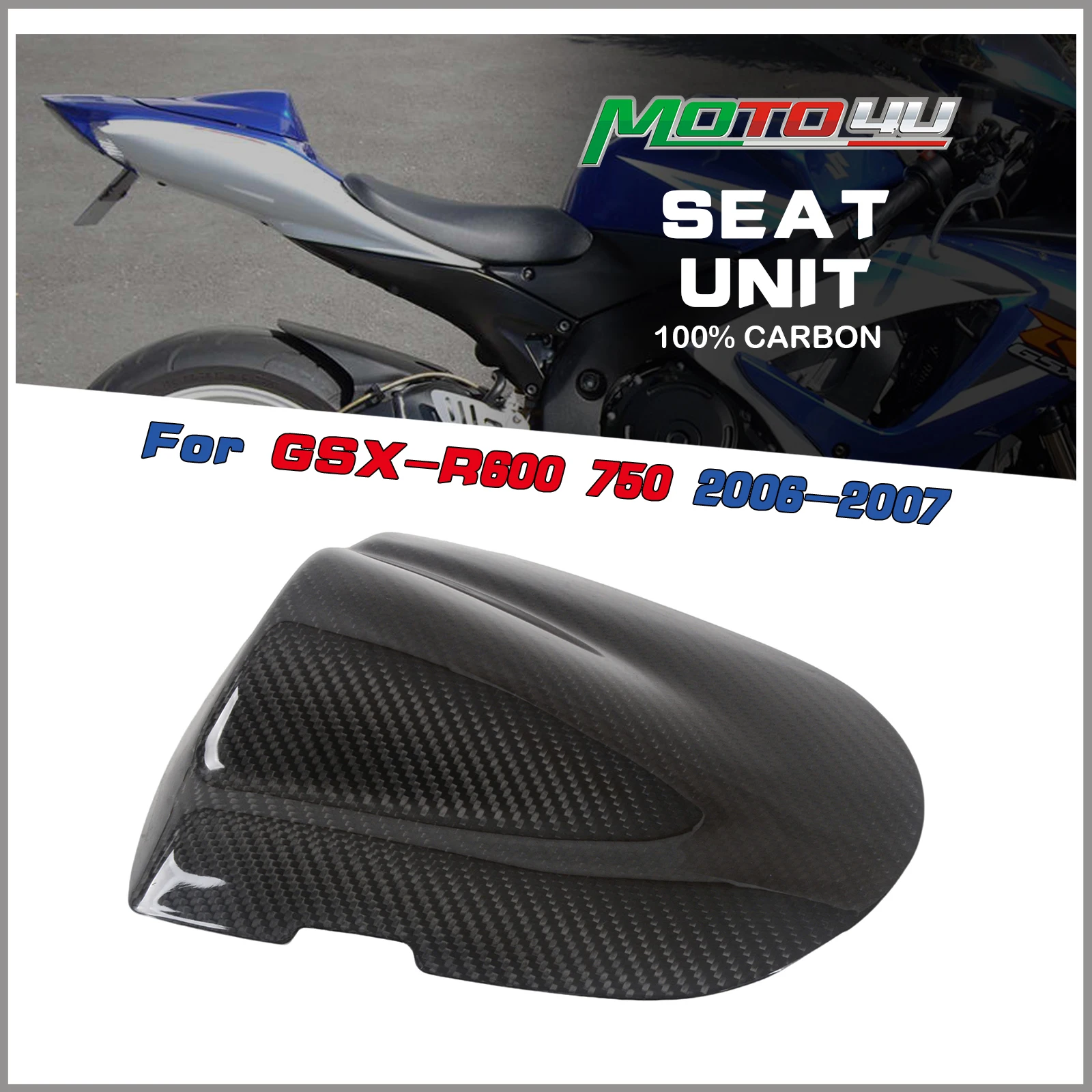 For SUZUKI GSXR 600/750 GSX-R600 GSXR750 2006 2007 Carbon Fiber Seat Unit Rear Passneger Seat Cover Tail Section Fairing Cowl
For SUZUKI GSXR 600/750 GSX-R600 GSXR750 2006 2007 Carbon Fiber Seat Unit Rear Passneger Seat Cover Tail Section Fairing Cowl