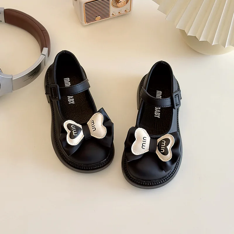 Low Top Leather Soft Sole Non-slip Single Shoes Children Leather Shoes Girls Fashion Bowknot Flat Shoes
Low Top Leather Soft Sole Non-slip Single Shoes Children Leather Shoes Girls Fashion Bowknot Flat Shoes