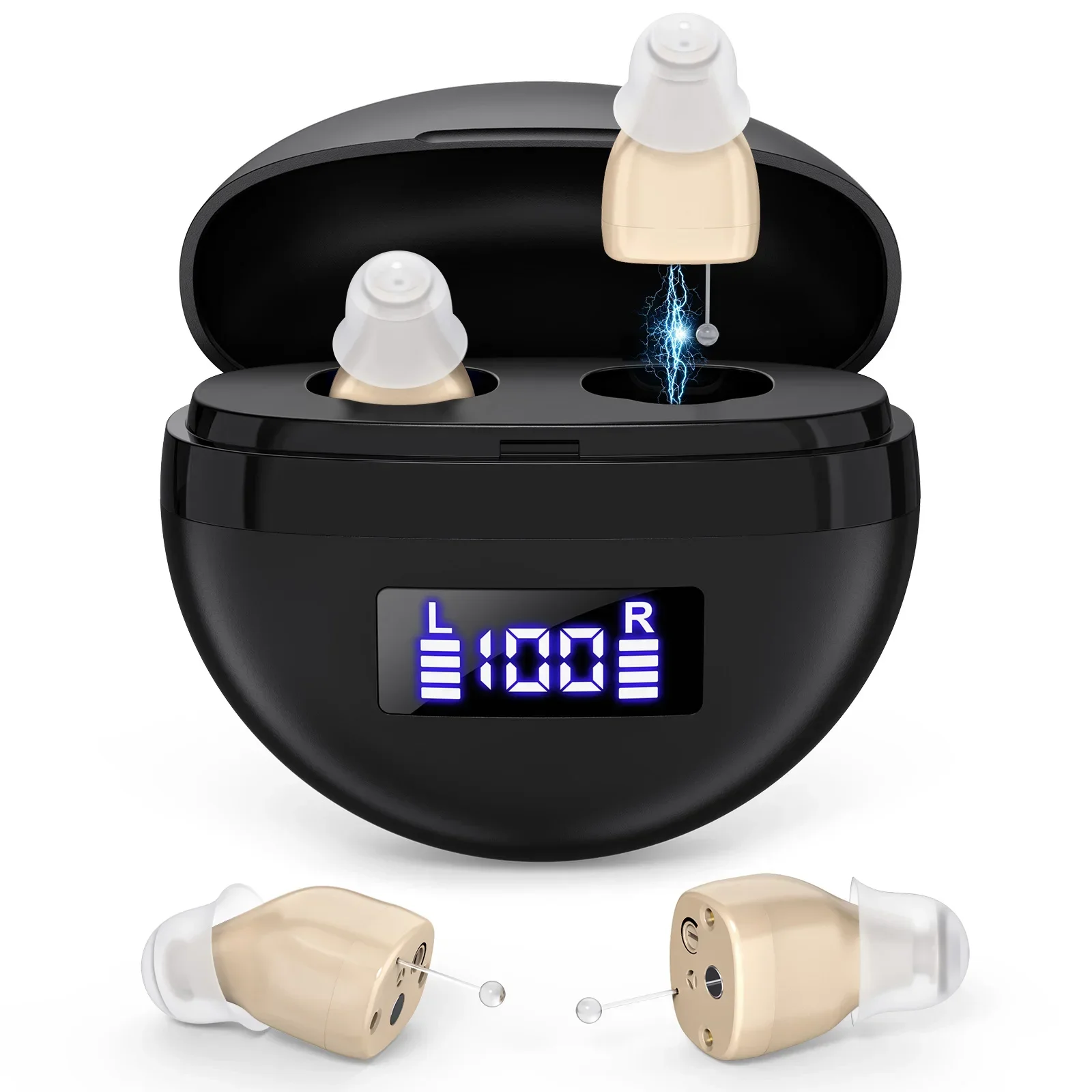 High Quality Audifonos Digital Rechargeable CIC Ear Sound Amplifiers Mini Invisible Hearing Aid For The Deafness Wholesale
High Quality Audifonos Digital Rechargeable CIC Ear Sound Amplifiers Mini Invisible Hearing Aid For The Deafness Wholesale