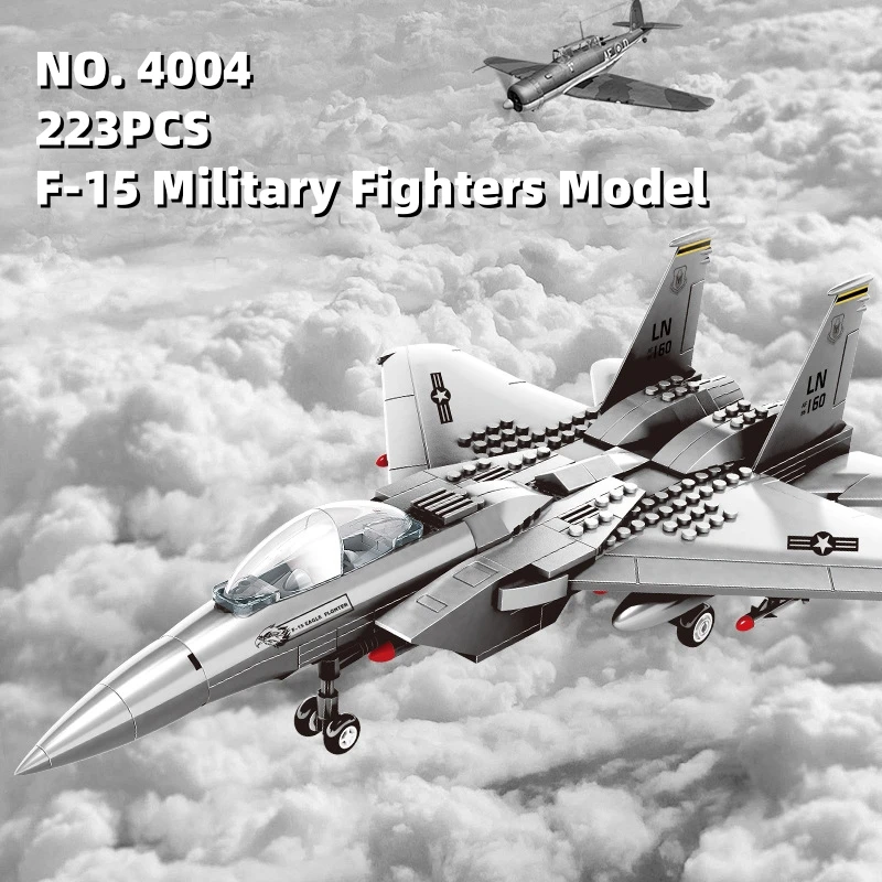 223 шт. F-15 военные боевики модель кирпичи боевой самолет строительные блоки игрушка подарок военный самолет реактивная модель строительные игрушки
223 шт. F-15 военные боевики модель кирпичи боевой самолет строительные блоки игрушка подарок военный самолет реактивная модель строительные игрушки