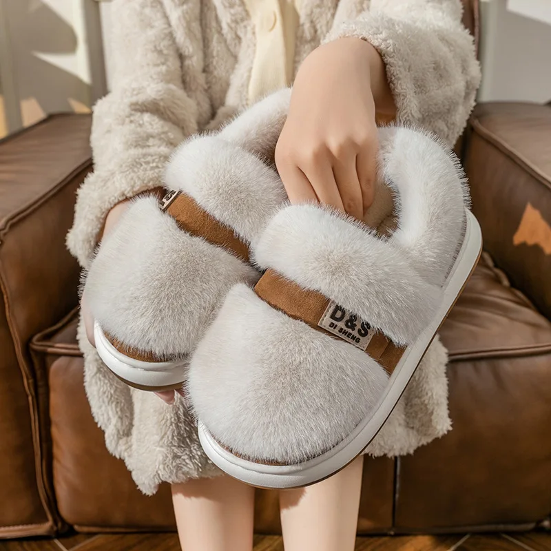 Plush Cotton Slippers Women Winter Warm Shoes Lining Indoor Couple Slides Platform High Top Snow Boots Female Home Slipper 2023
Plush Cotton Slippers Women Winter Warm Shoes Lining Indoor Couple Slides Platform High Top Snow Boots Female Home Slipper 2023
