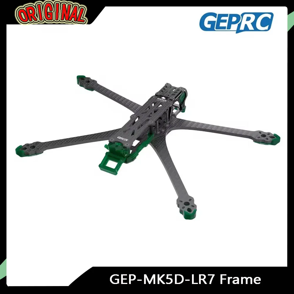 GEPRC GEP-MK5D LR7 Frame Kit - 7" 335mm WB, High-Strength for FPV Freestyle & Racing Drones 
GEPRC GEP-MK5D LR7 Frame Kit - 7" 335mm WB, High-Strength for FPV Freestyle & Racing Drones