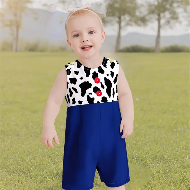 Toddler Black and White Polka Dot Print Sleeveless Round Neck Baby Jumpsuit Newborn Romper Infant Bodysuit
Toddler Black and White Polka Dot Print Sleeveless Round Neck Baby Jumpsuit Newborn Romper Infant Bodysuit