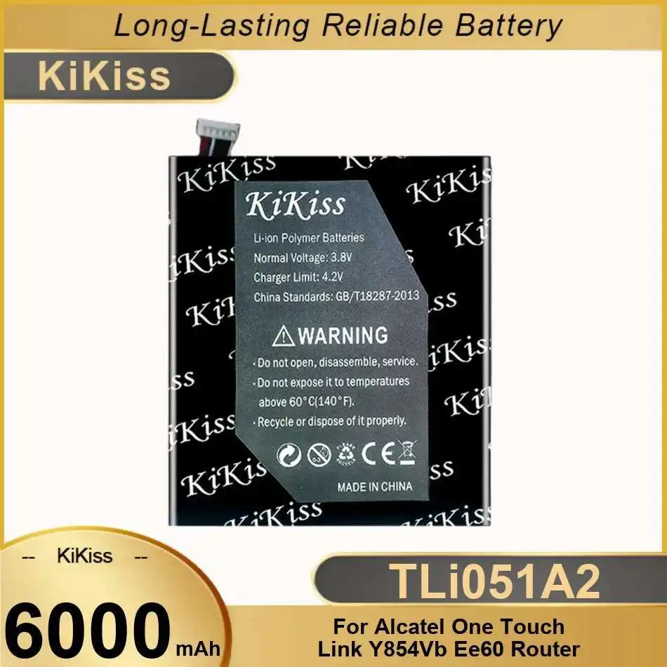 6000Mah For Alcatel One Touch Link Y854vb Ee60 Router Battery Premium Replacement Lightweight Tli051a2
6000Mah For Alcatel One Touch Link Y854vb Ee60 Router Battery Premium Replacement Lightweight Tli051a2