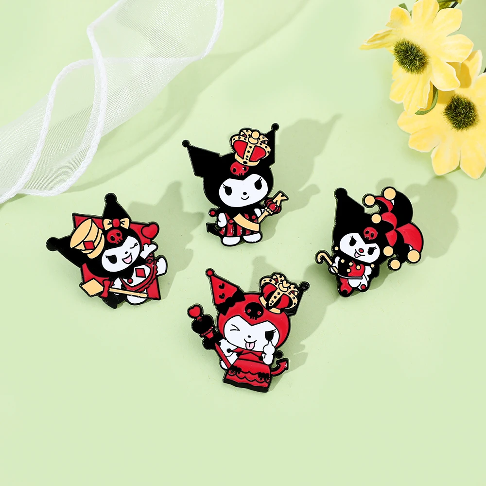 Брошь серии Sanrio Kuromi, креативная корона с изображением волшебника, значок, аксессуары, булавки для лацканов для рюкзака, ювелирные изделия, модный подарок
Брошь серии Sanrio Kuromi, креативная корона с изображением волшебника, значок, аксессуары, булавки для лацканов для рюкзака, ювелирные изделия, модный подарок
