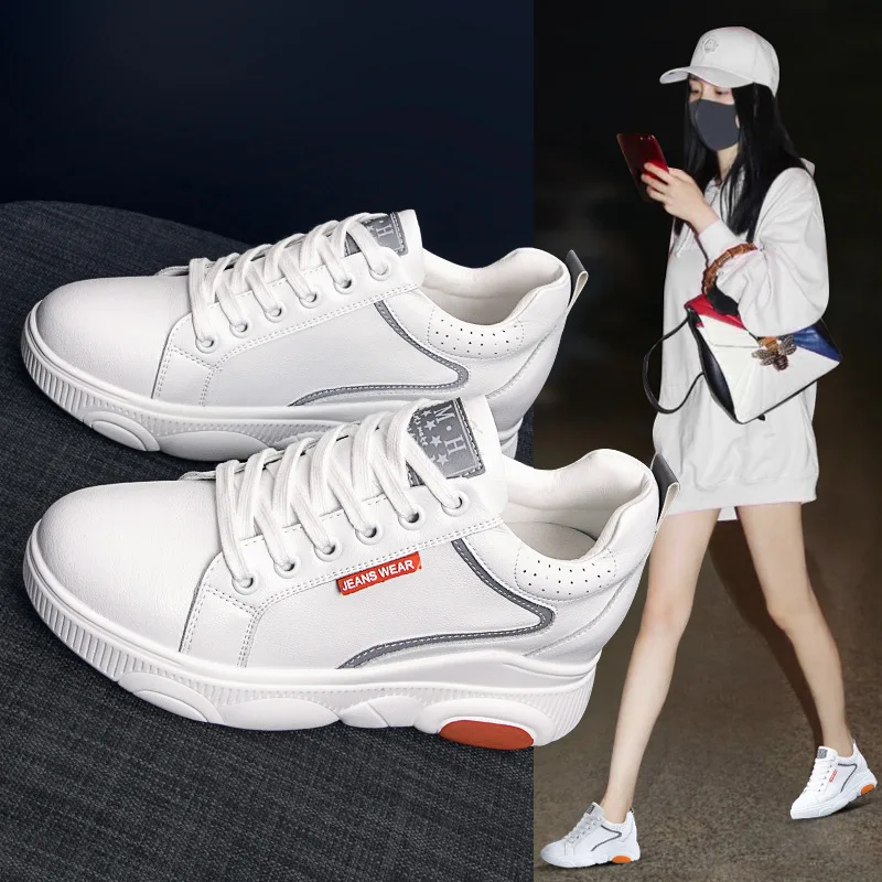 Women's Casual Sports oes Spring Autumn Leather Thi Bot Leisure Sports oes Faionable All-Match Flat Heels
Women's Casual Sports oes Spring Autumn Leather Thi Bot Leisure Sports oes Faionable All-Match Flat Heels