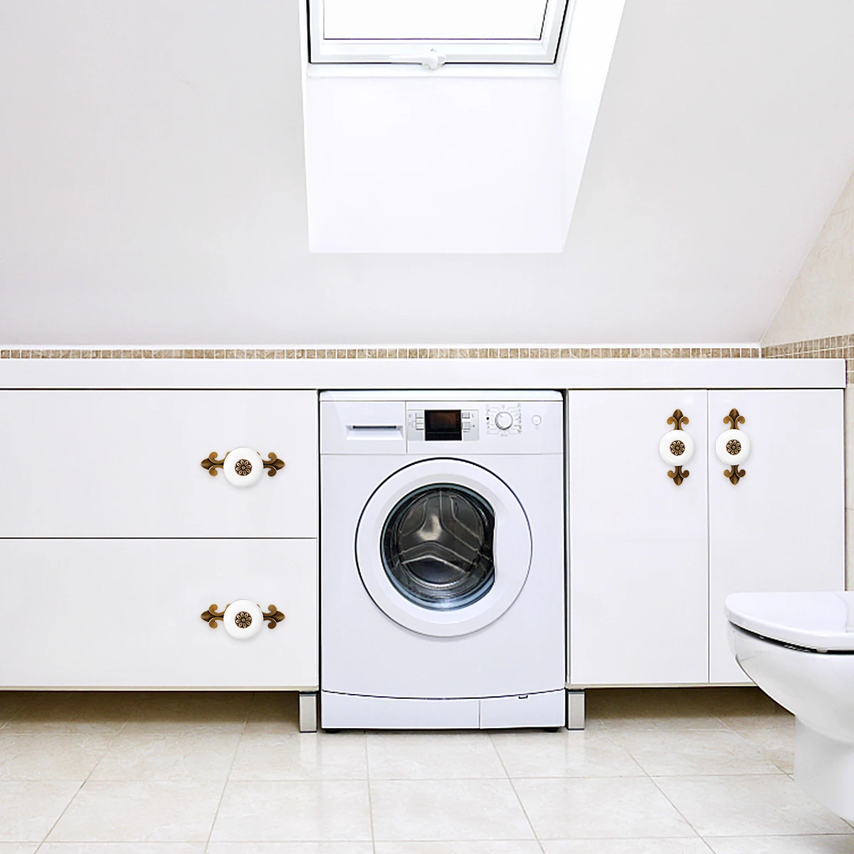 2Pcs Ceramic Cabinet Pull Bar Zinc Alloy Knob for Drawer Furniture Handle Home Office Hotel Wardrobe Use Assorted Colors
2Pcs Ceramic Cabinet Pull Bar Zinc Alloy Knob for Drawer Furniture Handle Home Office Hotel Wardrobe Use Assorted Colors