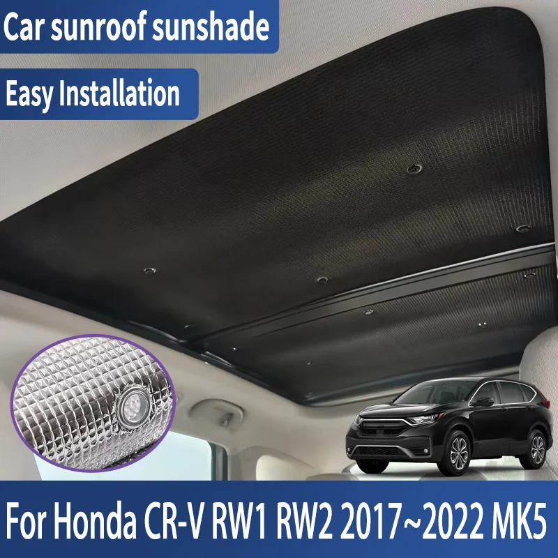 Auto Sunroof Sunshades For Honda CR-V RW1 RW2 2017~2022 MK5 2020 Car Skylight Roof Sunscreen Heat Insulation Anti-UV Accessories
Auto Sunroof Sunshades For Honda CR-V RW1 RW2 2017~2022 MK5 2020 Car Skylight Roof Sunscreen Heat Insulation Anti-UV Accessories