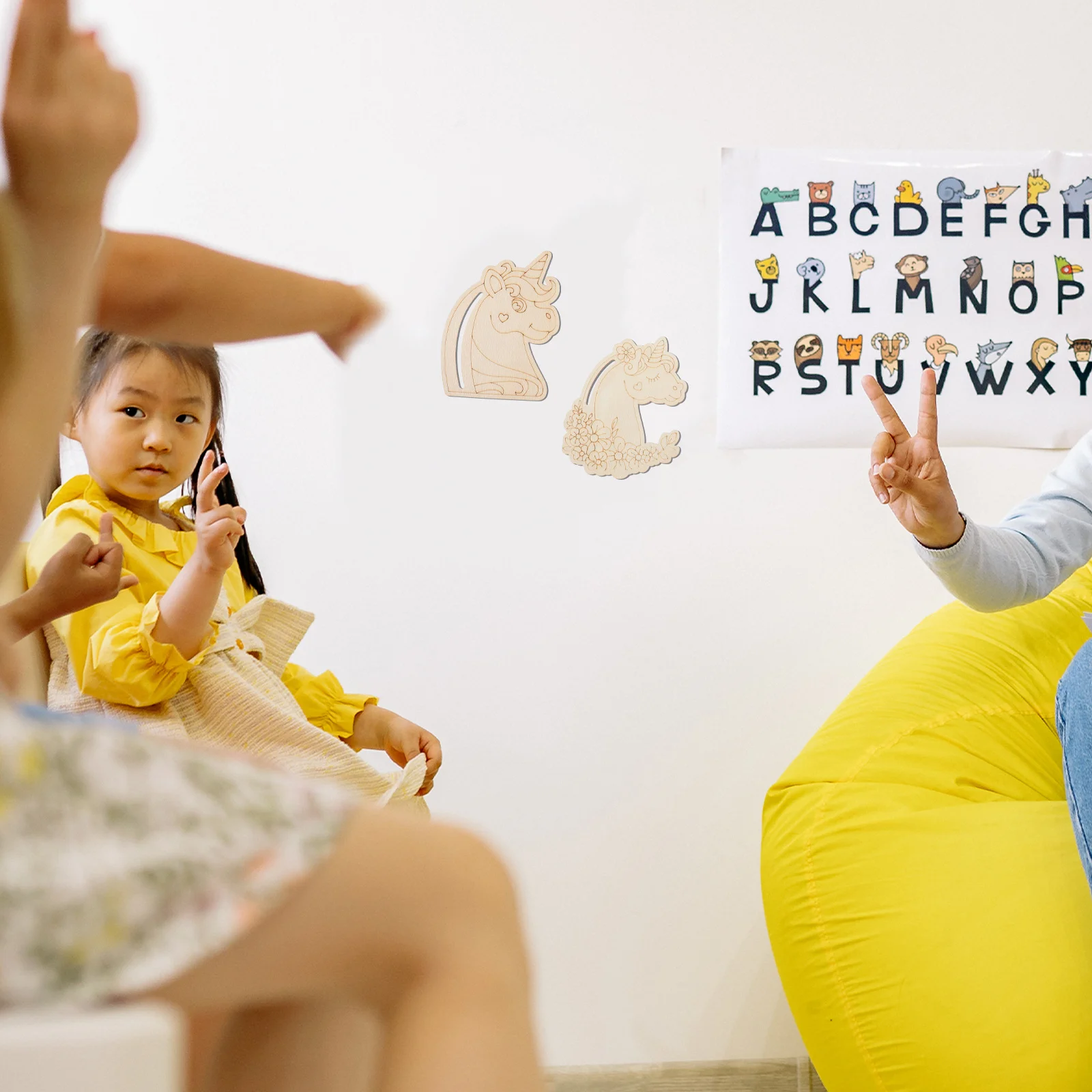 12Pcs Unicorn Wooden Cutouts Unfinished Wood Shapes for Crafts DIY Painting Decoration Wooden Crafting Supplies
12Pcs Unicorn Wooden Cutouts Unfinished Wood Shapes for Crafts DIY Painting Decoration Wooden Crafting Supplies