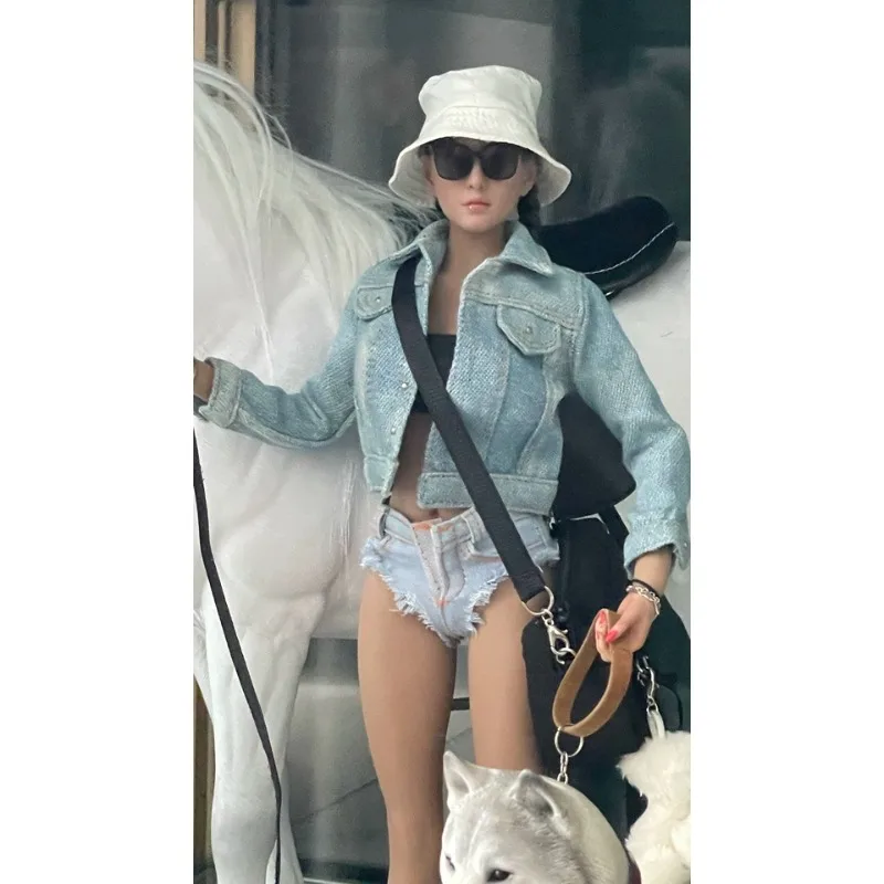 1/6 Scale Female Soldier Leisure Denim Jacket Coat Model Clothing for 12-inch Action Figures Doll Decoration DIY
1/6 Scale Female Soldier Leisure Denim Jacket Coat Model Clothing for 12-inch Action Figures Doll Decoration DIY