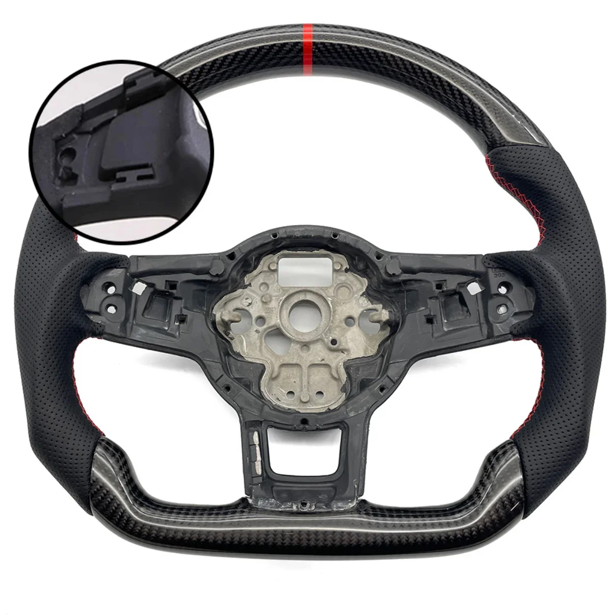 Carbon Fiber Steering Wheel Perforated Leather For Volkswagen Golf 7 MK7 7.5 GTI GTD GTE R 2013-2020 Polo GTI Tiguan Passat DSG
Carbon Fiber Steering Wheel Perforated Leather For Volkswagen Golf 7 MK7 7.5 GTI GTD GTE R 2013-2020 Polo GTI Tiguan Passat DSG