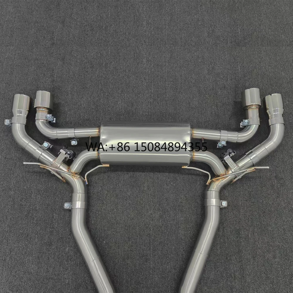 Catback Exhaust System for 540/540i G30/G38 3.0T B58 2018-2024 Pipe Muffler With Tips Valvetronic Remote Control SS304 Stainless
Catback Exhaust System for 540/540i G30/G38 3.0T B58 2018-2024 Pipe Muffler With Tips Valvetronic Remote Control SS304 Stainless
