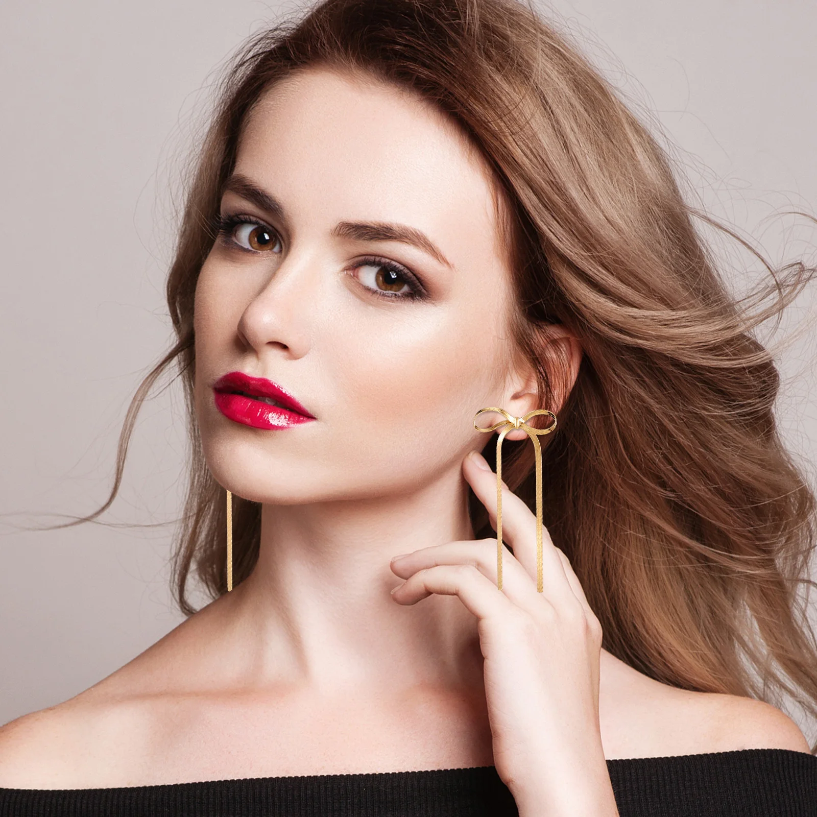 Golden Bow Drop Statement Dangle Rhinestone Small Alloy Lightweight Durable Fade Resistant Party Wedding Daily Wear Gift For
Golden Bow Drop Statement Dangle Rhinestone Small Alloy Lightweight Durable Fade Resistant Party Wedding Daily Wear Gift For