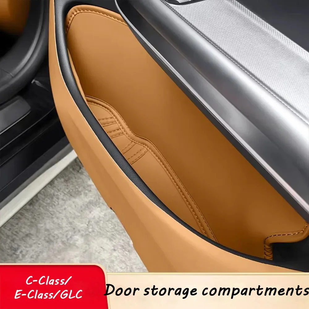 Car Interior Door Handle Leather Storage Pouch For Mercedes-Benz C-Class W206 V206 E-Class W214 V214 GLC X254 2022-2026
Car Interior Door Handle Leather Storage Pouch For Mercedes-Benz C-Class W206 V206 E-Class W214 V214 GLC X254 2022-2026