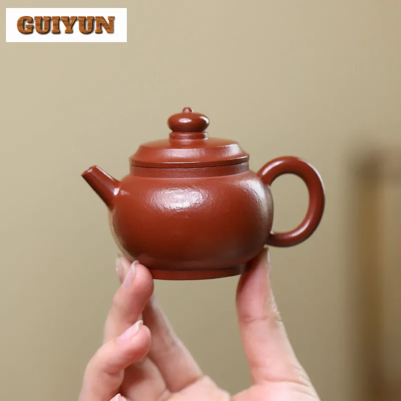 90ml Traditional Yixing Purple Clay Teapots Handmade Giant Wheel Bead Pot Raw Ore Zhu Mud Kettle With Strainer Zisha Tea Set Tea
90ml Traditional Yixing Purple Clay Teapots Handmade Giant Wheel Bead Pot Raw Ore Zhu Mud Kettle With Strainer Zisha Tea Set Tea